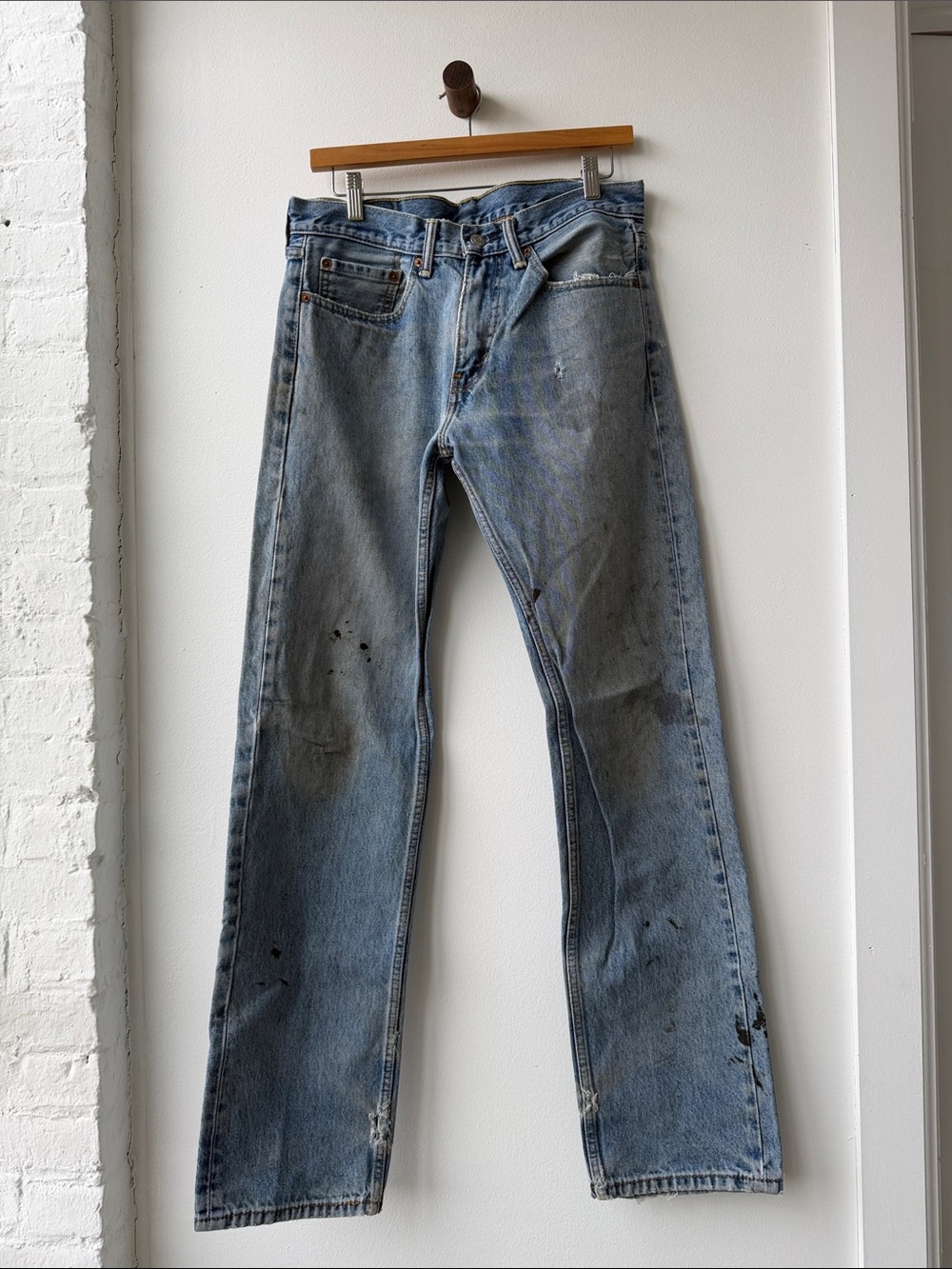Vintage Men's Light Blue Denim Jeans